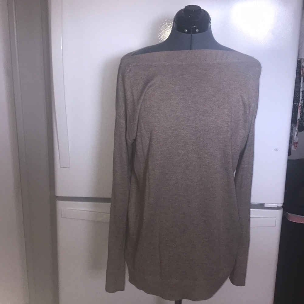 Loft light purple off shoulder sweater